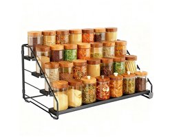 Dailygoods - Staand Kruidrek 4 Niveaus - Verstelbaar, 34x27cm