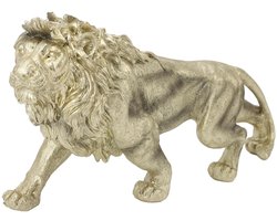 Dailygoods - Sterk Leeuw Beeldje van Polyresin voor Kantoor en Tuin Decoratie