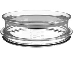 Dailygoods- Stofdeksel voor KC Koffieblik - 2800 ml Inhoud - Bescherming tegen Stof - Robuuste Constructie - Veilig Sluiten - Hygiënische Opslag - Koffieblikdeksel