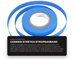 Dailygoods- Stropdasband Elastisch - Tuinband Waterdicht - Plastic Tuinband - Anti-aging - Herbruikbaar - Geschikt voor Druiven/Tomaten/Komkommers
