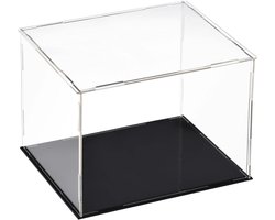 Dailygoods - Transparante Acryl Vitrinekast voor Actiefiguren en Speelgoed (20x15x15 cm)