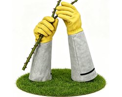 Dailygoods- Tuinhandschoenen Multifunctioneel - Werkhandschoenen Leer - Anti-snijhandschoenen - Doornbestendig - Tuinaccessoires - Moederdag Geschenken