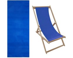Dailygoods- Vervangingsstoffen 115 x 43 cm - Vervangingscanvas - Slingstoelen - Klapstoel - Outdoor - Stof voor tuin en terras - Stoelhoes