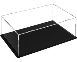Dailygoods- Vitrinekast 35 x 25 x 15 cm - Displaybox - Opbergbox voor verzamelobjecten - Doorzichtige vitrine - Perfect voor speelgoed en sieraden - Displaycase