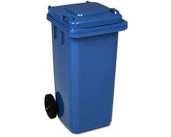 Dailygoods- Vuilnisbak 120 liter - Afvalbak - Vuilnisemmer - Rubber wielen - UV-bestendig - Hoge sterkte - Afvalcontainer
