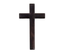 Dailygoods- Wandkruis Massief Eiken - Wanddecoratie Hout Natuurlijk - Wanddecoratie Woonkamer - Wanddecoratie Slaapkamer - Wanddecoratie Keuken - Duurzaam en Religieuze Charme