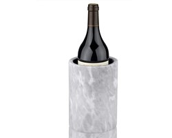Dailygoods- Wijnkoeler Elegante Marmer - Champagne Chiller - Opberghouder - Multifunctionele Tool - Keukengebruiksvoorwerp - Grijze Streep - Champagnekoeler