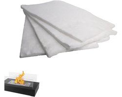 Dailygoods- Wolvilt Wick Hittebestendig - Snijbare Keramische Wick - Vuurkorf Wick - Tafelblad Bescherming - Meerdelige Verpakking - Hoge Kwaliteit Vezel - Keramische Isolatie
