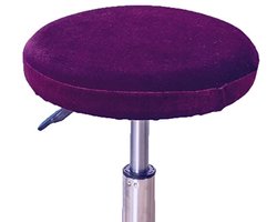 Dailygoods- Zitkussen Antislip - Ronde Hoes - Bescherming voor Kruk - Diameter 30-34 cm - Zacht Jacquard Materiaal - Voor Binnen/Buiten - Stoelhoes