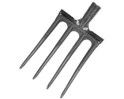 Dailygoody - Graafvork Tuinvork - Koolstofstaal Tuingereedschap - Praktische tuinuitrusting - Tuinaccessoires - Sterke en duurzame uitvoering - Voor e
