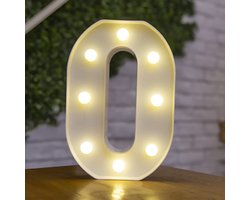 Dailygoody - letterverlichting LED - decoratieve verlichting - warm wit - alfabet marquee lamp - sfeervolle wanddecoratie - geschikt voor feesten en t