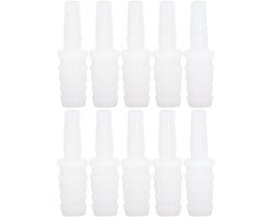 Dailygoody - Plastic Slang Connector Reducer - Fitting voor Aquarium en Tuin - 10 stuks - Verbindingsstukken - Tuinaccessoires - Geschikt voor 6-10mm