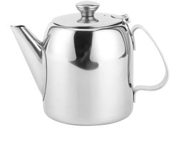 Dailygoody - Roestvrijstalen theepot - Koffiepot met infuser - Duurzaam en hygiënisch - 500ml 800ml - Geschikt voor kruiden en infuses - Roestvrij staal
