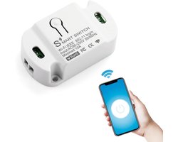 Dailygoody - Smart Life Wifi-schakelaar - Spraakbesturing - Eenvoudige installatie - Energiezuinig - Timerfunctie - Voor slimme woningen - Compatibel