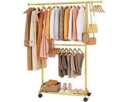 DailySupplies® Kledingrek Metaal - Kledinghangers - Dressboy -Goud