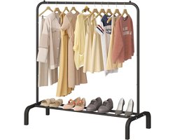 DailySupplies® Kledingrek Metaal - Kledinghangers - Dressboy -Zwart