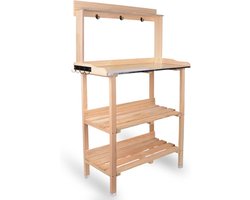 DailySupplies® Oppottafel - Tuinwerktafel - Tuinwerkbank - Licht Bruin