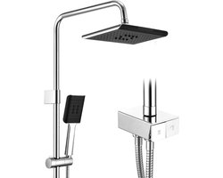 DailySupplies® Regendouche Zonder Kraan - Regendouchekop - Regendouches - Regendoucheset - Zilver