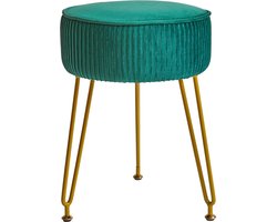 Dailysuppliess Make up Stoel - Kaptafel Kruk - Visagie - Groen