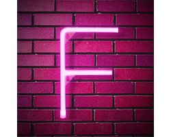 Daity 1 Pack - LED-letter neonlicht, LED roze verlichte letterlamp, wanddecoratie neonlicht