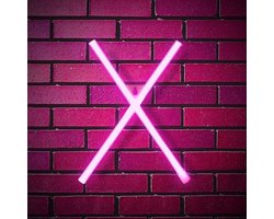 Daity 1 Pack - LED-letter neonlicht, LED roze verlichte letterlamp, wanddecoratie neonlicht