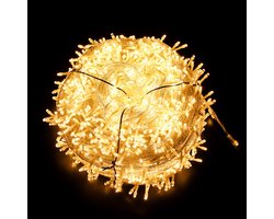 Daity 1-pack - Lichtsnoer, 30 meter LED-draad, waterdichte lichtsnoer, kerstversiering, binnen- en buitendecoraties voor slaapkamers en tuinfeesten, stekkerklaar (warme kleur)