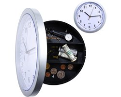 Daity 1 Pack - Verborgen kluis, wandklok vermomd als kluis, geheim compartiment, waardevolle spullen verborgen geheime klok