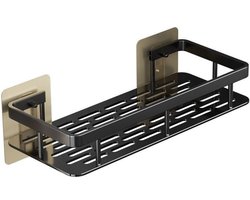 Daity 1 stuk - Doucherek voor wandmontage - boren niet nodig - zwevend rek voor badkamer en keuken - geschikt voor het opbergen van toiletartikelen en cosmetica.