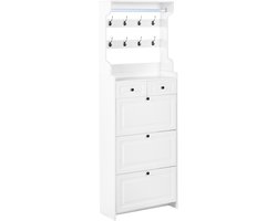 DALHOUSIE - Schoenenkast - Wit - Spaanplaat