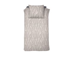 Damai Bellezza - Dekbedovertrek - Satijn - 140x200/220 cm - Cream + 1 kussensloop 60x70