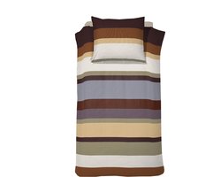 Damai dekbedovertrek Casa - Katoen - 140x200/220 cm - Rust