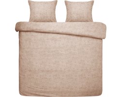 Damai dekbedovertrek Ebba - Biologisch Katoen - 260x200/220 cm - Terra Cotta + 2 kussenslopen 60x70