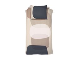 Damai dekbedovertrek Miro - Katoen - 140x200/220 cm - Double Cream + 1 kussensloop 60x70