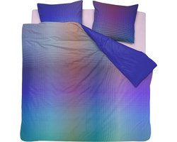 Damai dekbedovertrek Rainbow - Satijn - 200x200/220 cm - Violet + 2 kussenslopen 60x70