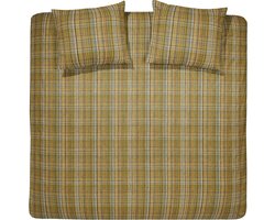 Damai Dekbedovertrekset bio katoen 200x200/220 cm signore ochre