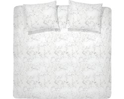 Damai Freestone Dekbedovertrek - Tweepersoons - Flanel - Tweepersoons - 200x200/220 cm - Grey