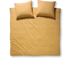 Damai Groove - Dekbedovertrek - 200x200/220 cm - Tweepersoons - Gold