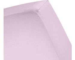 Damai - Hoeslaken - Double Jersey - 140 x 200/220 cm - 150 x 200 cm - Tweepersoons - Lilac