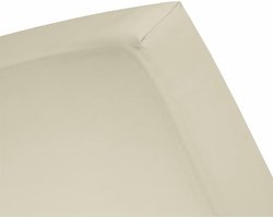 Damai - Hoeslaken (tot 25 cm) - Katoen - 140 x 190/200/210 cm - Silver sand