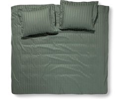 Damai Linea - Dekbedovertrek - 200x200/220 cm - Tweepersoons - Laurel + 2 kussenslopen 60x70