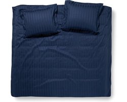 Damai Linea - Dekbedovertrek - 240x200/220 cm - Lits-jumeaux - Indigo