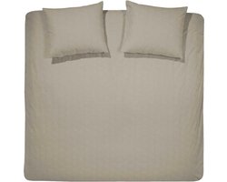 Damai Organic Silt - Dekbedovertrek - 200 x 200/220 - Tweepersoons - Loam
