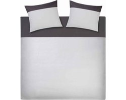 Damai Repeat Dekbedovertrek - Katoen - Tweepersoons - 200x200/220 cm - White