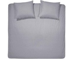 Damai Yoko Dekbedovertrek - Flanel - Tweepersoons - 200x200/220 cm - Indigo
