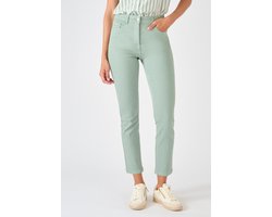 Damart - Jeans slim fit 7/8e broek Perfect Fit by Damart - Dames - Groen - 42