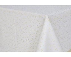 Damast Tafelkleed 180x180cm Rio Goud De Witte Lietaer