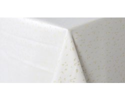 Damast Tafelkleed Rio Goud, 140x140cm, De Witte Lietaer