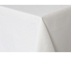 Damast Tafelkleed Rio Ivoor, 160x160cm, De Witte Lietaer