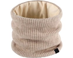Dames Colsjaal met Velvet Voering - Beige/Taupe - Rekbaar