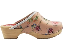 Dames klompen tuinklompen jardin met bloemen - zweedse klompen - maat 38